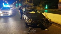 Detenido un conductor en Sevilla tras tener un accidente en estado ebrio y con el permiso retirado