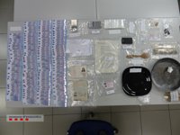 Prisión para tres hombres por tráfico de droga, falsificar moneda y agredir a un agente