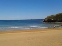 Bandera roja en las playas vizcaínas de Barinatxe y Bakio