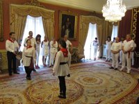 Bayona y Pamplona celebran el "resurgir" de sus relaciones en el tradicional encuentro en Sanfermines