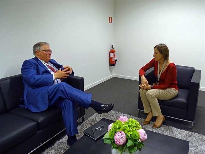 Reunió de Jacques Chagnon i Carme Forcadell