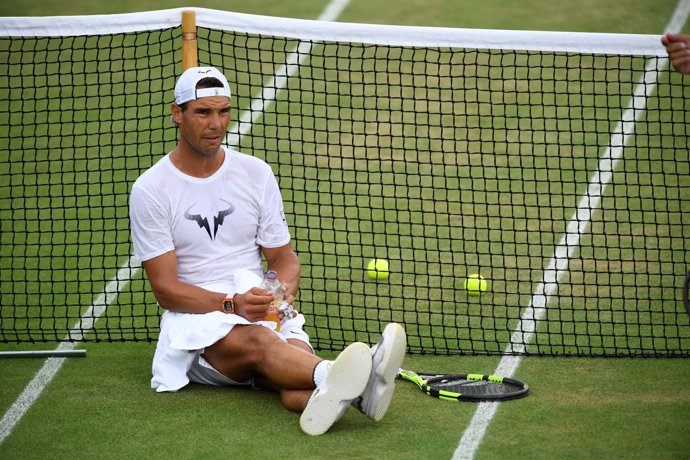 Rafa Nadal en Wimbledon