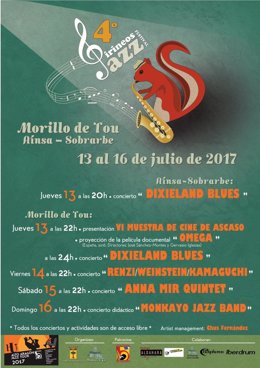 Cartel del IV Pirineos Jazz Festival 