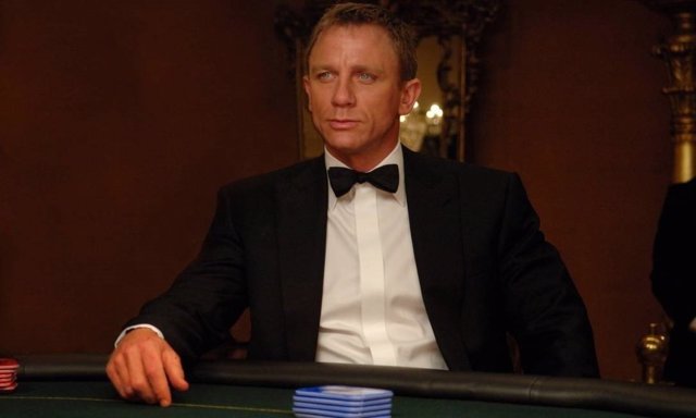 Daniel Craig como James Bond en Casino Royale