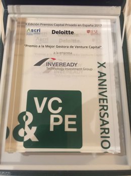 Inveready, premi a la millor gestora de venture vapital a Espanya per Ascri 
