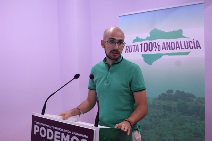 Rueda de prensa de Pérez Ganfornina (Podemos Andalucía)