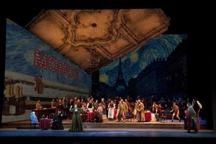 Una representación de 'La Bohème' del Palau de Les Arts (archivo)