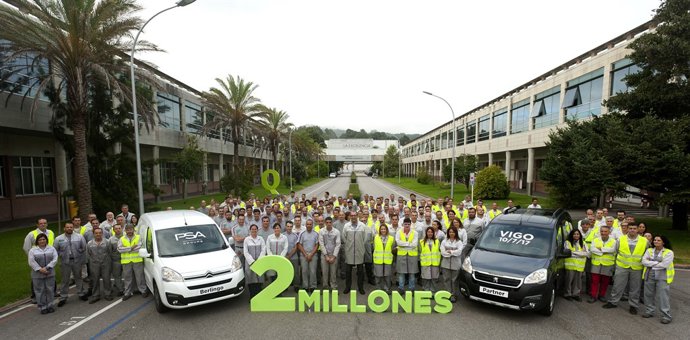 Dos millones de Citroën Berlingo y Peugeot Partner en Vigo