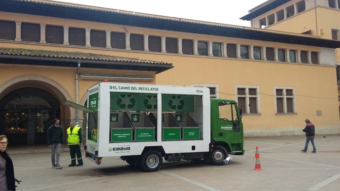Camión del reciclaje