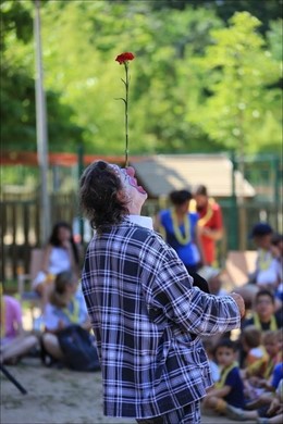 Un espectacle de Pallassos Sense Fronteres