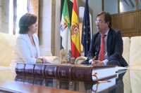 Santamaría y Vara ponen en valor la Conferencia de Presidentes y convienen que "hay que preservar ese instrumento"