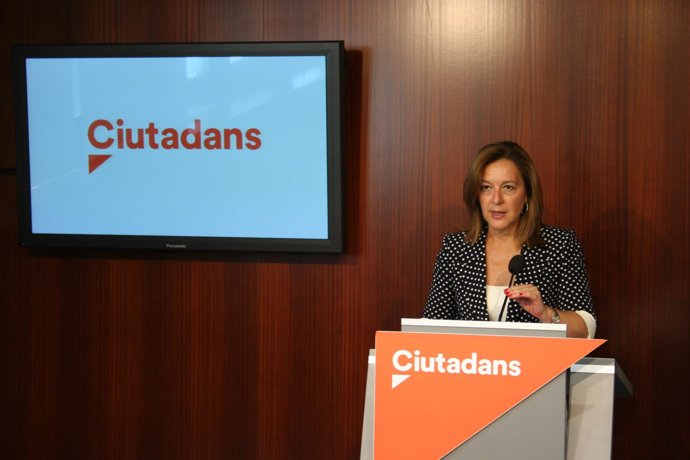 La líder de Ciutadans (Cs) en el Ayuntamiento de Barcelona, Carina Mejías