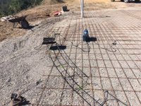 Vallirana (Barcelona) reconstruye un depósito para los helicópteros de extinción de incendios