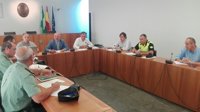 Gil-Toresano destaca la importancia de la coordinación policial para la celebración de la feria de Tomares (Sevilla)
