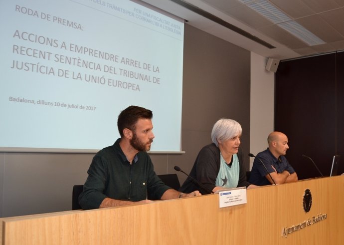 Los concejales de Badalona José Téllez y Dolors Sabater