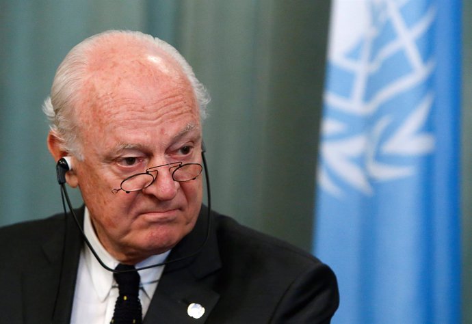 El enviado especial de la ONU para Siria, Staffan de Mistura