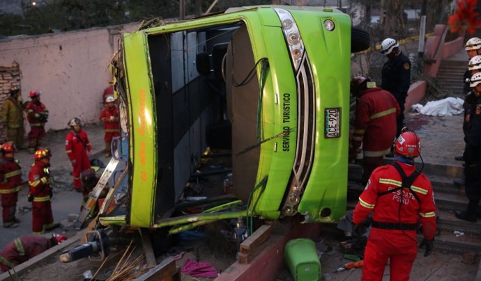 Accidente de autobús Cerro de San Cristóbal