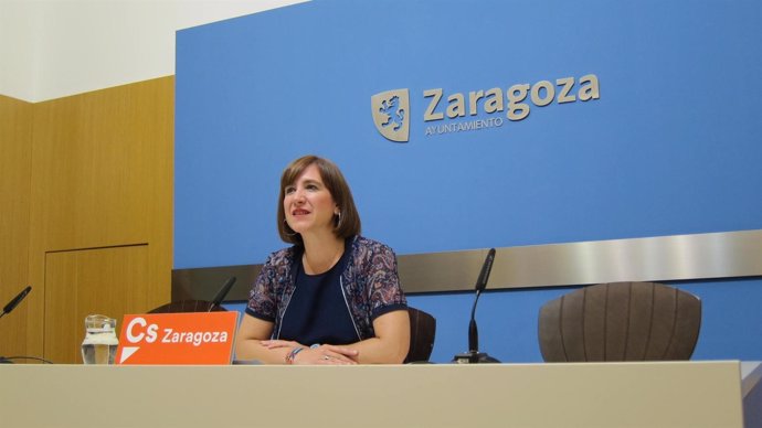 La portavoz de Ciudadanos en el Ayuntamiento de Zaragoza, Sara Fernández