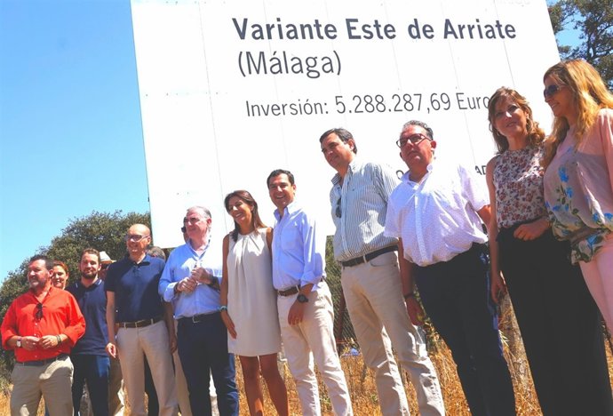 Juanma moreno variante Ronda málaga Arriate PP-A concejales cargos