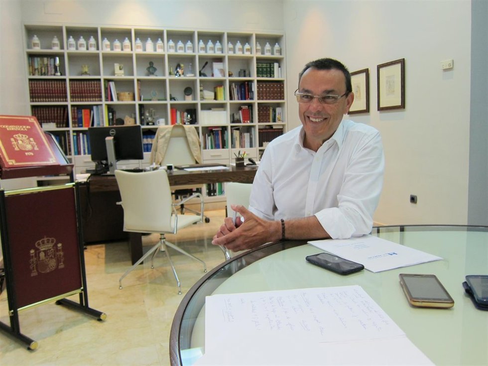 El presidente de la Diputación, Ignacio Caraballo. 