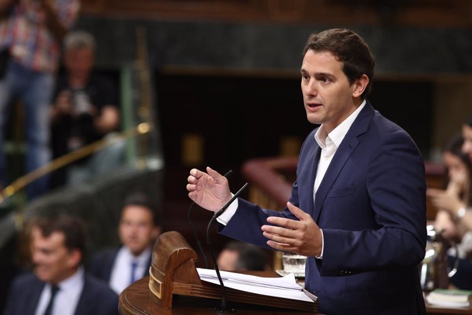 Albert Rivera, en la tribuna 