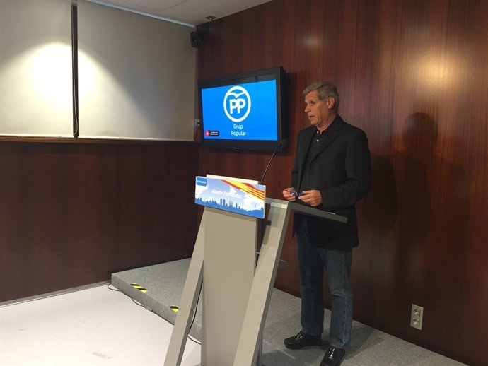 El líder del PP a Barcelona, Alberto Fernández