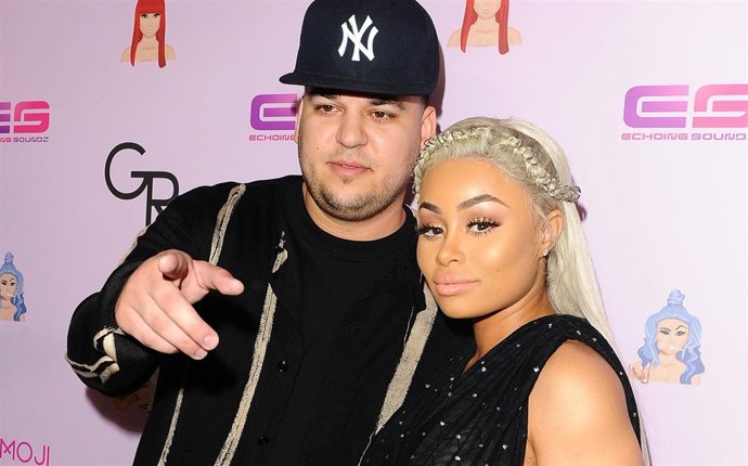 Rob kardashian y blac chyna 
