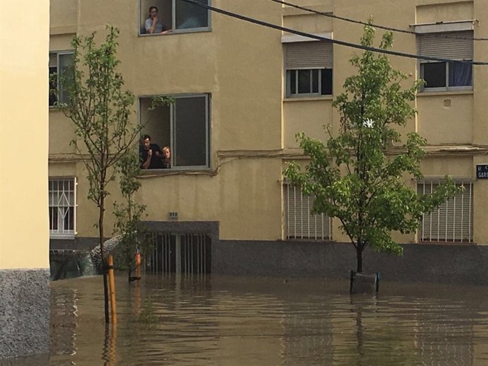 Inundaciones en Barrio del Aeropuerto