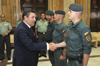 El director general de la Guardia Civil despide al segundo contingente de 25 miembros que se desplegará en Irak