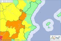 El interior de Valencia y Alicante están en aviso este miércoles por temperaturas de hasta 39ºC