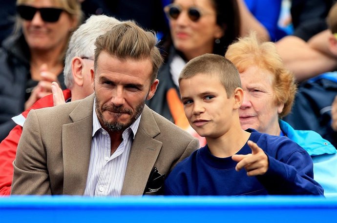 David y Romeo Beckham
