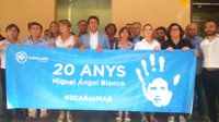 El PP balear recuerda a Miquel Ángel Blanco y el "espíritu de Ermua" en el 20 aniversario de su asesinato