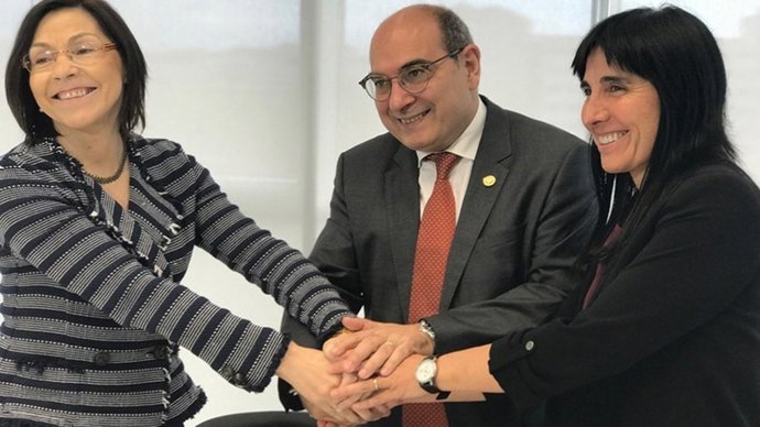 Firma del convenio de Bioaraba