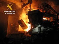 La Guardia Civil funde casi dos toneladas de armas