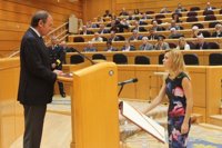 Nuria Guijarro toma posesión como senadora del PP por Murcia