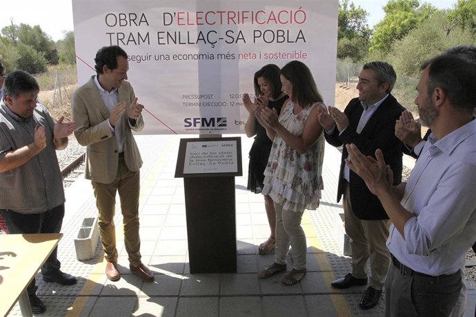 Inicio de las obras de electrificación de Enllaç – Sa Pobla