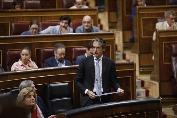 Iñigo de la Serna en la sessió de control al Govern al Congrés
