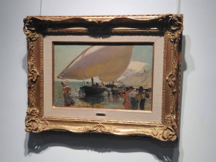 Quadre, l'arribada de les barques, sorolla, Christie's, subhasta 