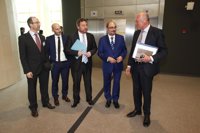 Aragón, Fomento y Aquitania marcan las acciones para la convergencia de la línea Zaragoza-Canfranc-Pau