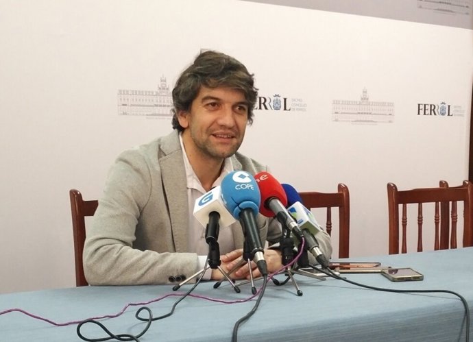 El alcalde de Ferrol, Jorge Suárez.