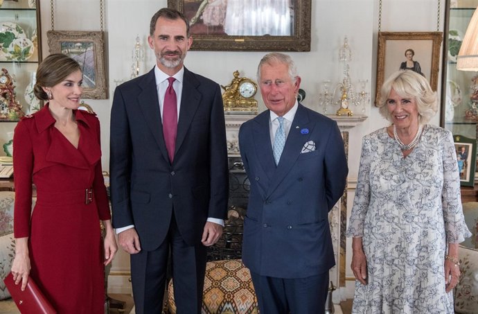 Los reyes en reino unido
