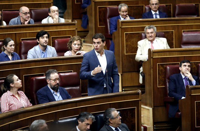 Albert Rivera en la sessió de control al Govern espanyol al Congrés