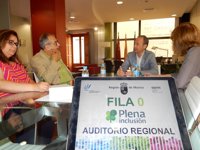 Cultura pone en marcha el proyecto 'Fila Cero' en el Auditorio para apoyar a Plena Inclusión Región de Murcia