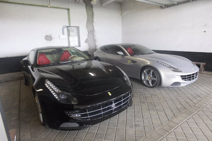 Vehículos de la Marca Ferrari donados por el rey don Juan Carlos a Patrimonio