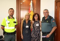 La Guardia Civil y la Asociación de Familiares de Enfermos de Alzheimer proyectan futuras colaboraciones