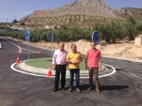 Diputación  finaliza el arreglo del acceso a La Guardia desde la A-44, con una inversión de más de 206.000 euros