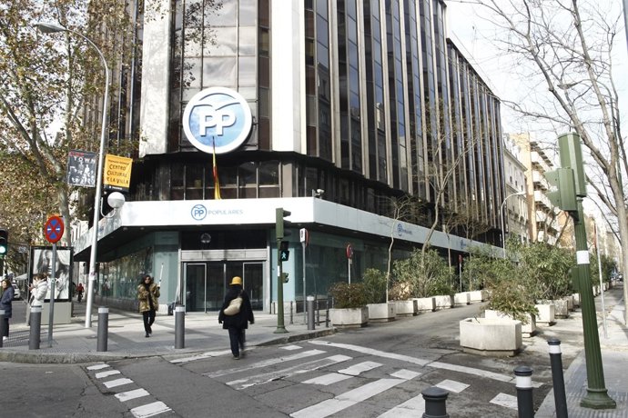 Seu del PP al carrer Gènova de Madrid