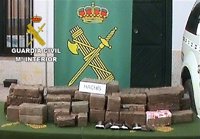 Detenido con más de 90 kilos de hachís porque se averió su vehículo en la A-4