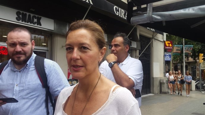 La líder d'Cs a Barcelona, Carina Mejías