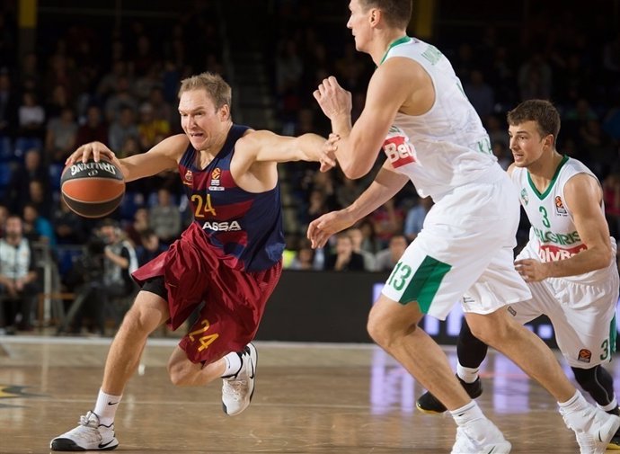 Brad Oleson FC Barcelona Lassa contra Zalgiris Kauna 